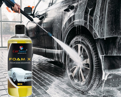 CAR SAAZ® Foam X Bike & Car Wash Foam Shampoo 1 Litre