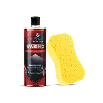 Wash X with Yellow Sponge.