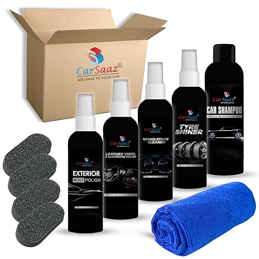 CAR SAAZ Car & Bike Care Kit (Pack of 10)